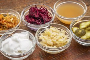 The natural probiotic sources are fermented food.